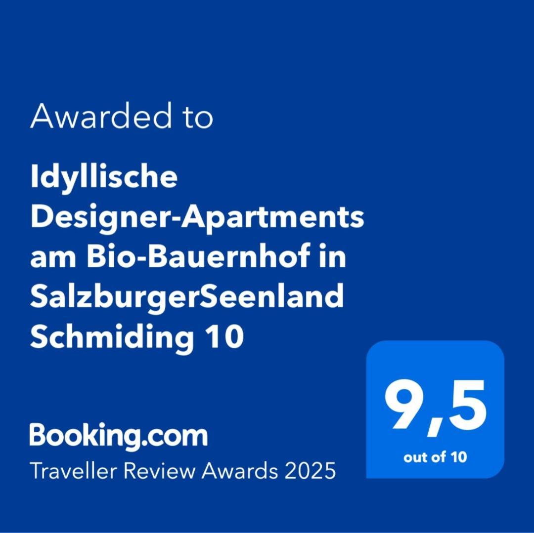 Idyllische Designer-Apartments Am Bio-Bauernhof In Salzburgerseenland Schmiding 10 Seekirchen am Wallersee Exterior photo